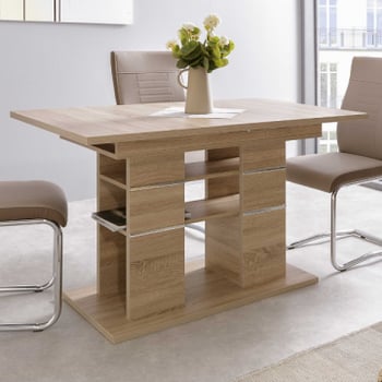 Uitschuifbare eettafel Pixel 120/160