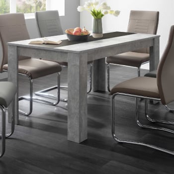 Eettafel Niklas 138x80cm - betonlook