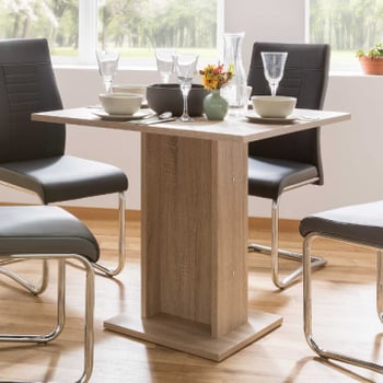 Eettafel Christina 80cm - eik decor