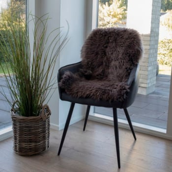 Bruin Lamsvel Vloerkleed 50x85 cm | Echt Lamsvel.