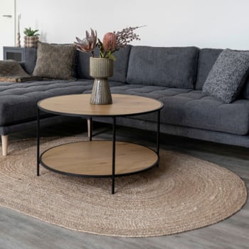 Natuurlijk Jute Gevlochten Bombay Vloerkleed - 140x200 cm