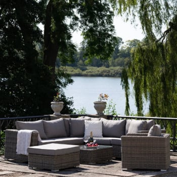 Loungeset Calvi - 4-delig - wicker
