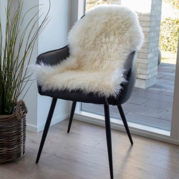 Lamsvel - 50x85 cm - wit