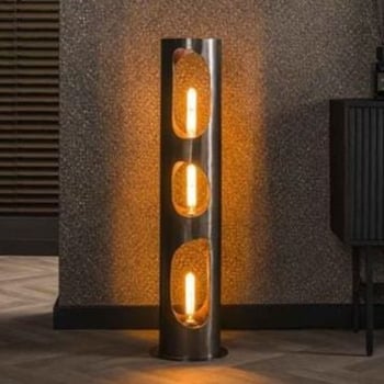 Vloerlamp Mysterio | Ø25 x 100 cm | Nickle Black-design