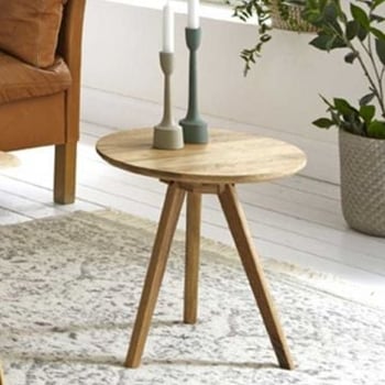 Bijzettafel | Ø40 cm x 40 cm | Eikenhouten design