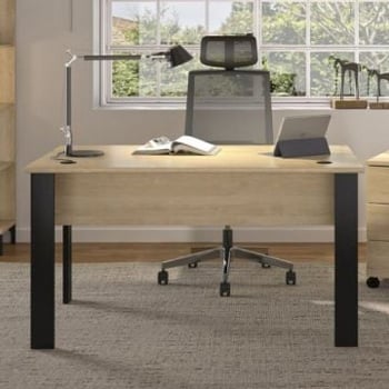 Bureautafel Faro | 136 x 80 x 74 cm | Blonde Oak-design