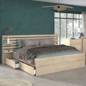 Slaapkamerset Escale | Tweepersoonsbed, bedladenset