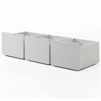 Set van 3 lades Pip - wit