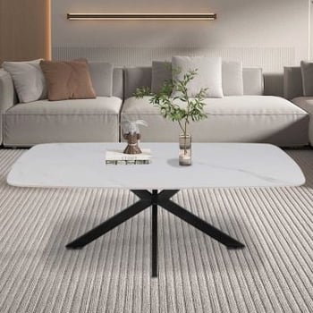Salontafel Helios | 130 x 70 x 45 cm | Wit
