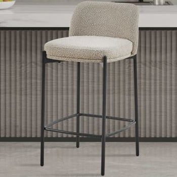 Barstoel Ella zand | H 85 x B 37.5 x D 42 cm