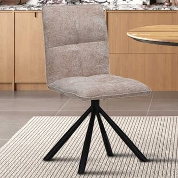 Draaibare stoel Jackson | 45 x 59 x 91 cm | Zandkleur