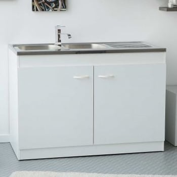 Onderkast voor spoelbak 2 deuren (120cm)