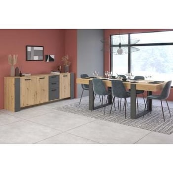 Eetkamercombinatie London | Commode en Eettafel