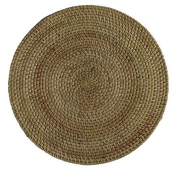 Placemats Ø40cm - set van 4 - rotan