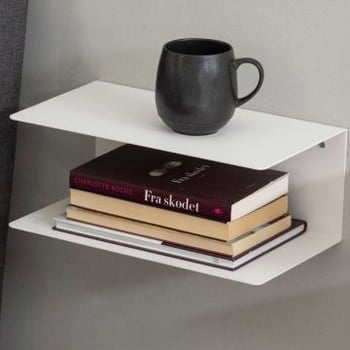 Wandplank Jolie 2 legplanken - wit