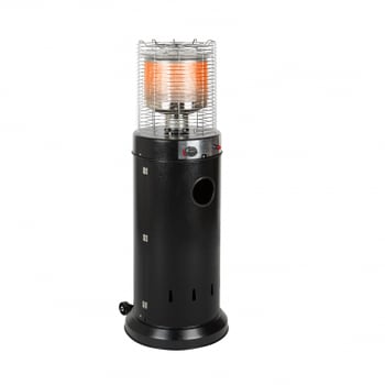 Terrasverwarmer Lounge H131cm - zwart