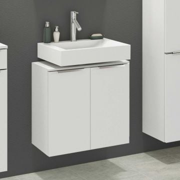 Wastafelonderkast Hansen 60cm 2 deuren - wit 