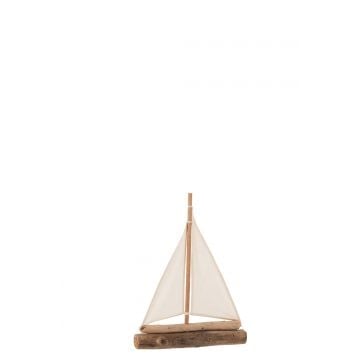 Zeilboot drijfhout naturel small