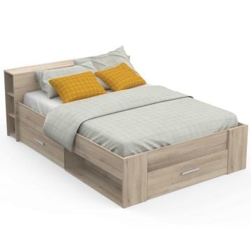 Bed Polly 140 x 200 cm-Kronberg eik