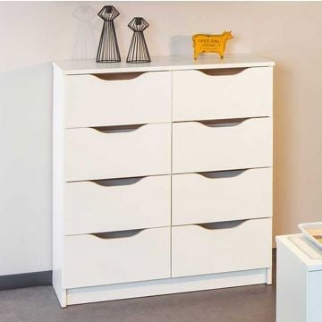Ladekast Westphalen 8 laden - wit