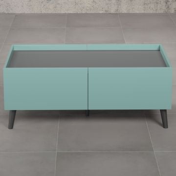 Salontafel Melton | 110 x 60 x 44 cm | Anthracite Blue