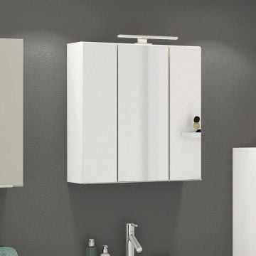 Spiegelkast Hansen 60cm 3 deuren - wit 