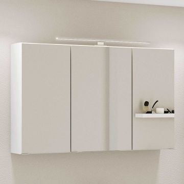 Spiegelkast Hansen 100cm 3 deuren - wit 