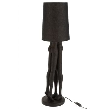 Lamp koppel poly zwart
