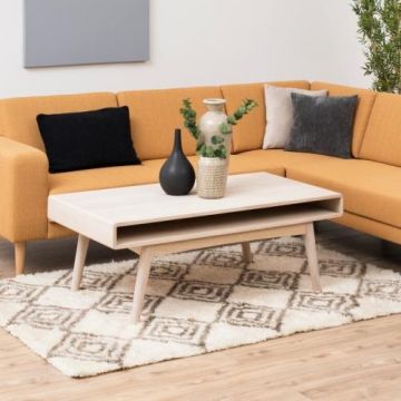 Salontafel Merza 1 open vak - eik