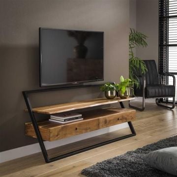 Tv-meubel Lea-massief acaciahout 