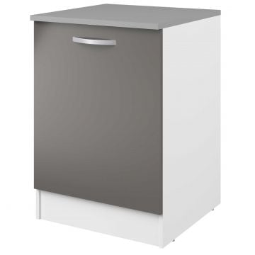 Onderkast Eko 60 cm met deur - grijs