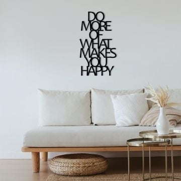 Wallity 100% Metalen Wandaccessoire | 1 Dik | Zwart