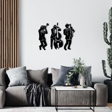 Wallity Decoratieve Metalen Wandaccessoire | 100% Metaal | Zwart