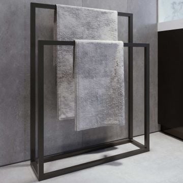 Badkamerrek Woody Fashion | 60 x 21 x 89 cm | Zwart