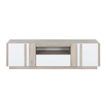 Tv-meubel Gaston 180cm - lichte Kronberg eik/wit
