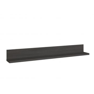 Wandplank Gaston - zwart hout