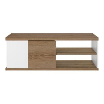 Salontafel Magda | 110 x 60 x 40 cm | Brown High Gloss White