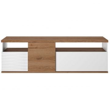tv-meubel Magda | 182 x 47 x 57 cm | Brown High Gloss White