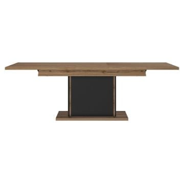 Verlengbare eettafel Magda | 235 x 90 x 77 cm | Brown Matte Black