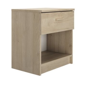Nachtkastje Tulle | 48 x 35 x 52 cm | Blonde Oak-design