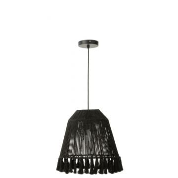 Hanglamp celia jute zwart small