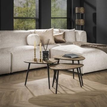 Salontafelset Mariola-antiek brons
