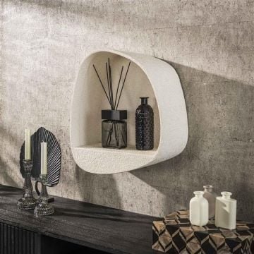Wandschap Goutte 48 cm-marmer composiet