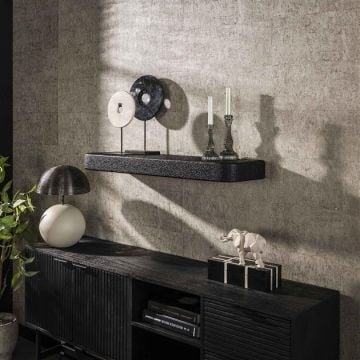 Wandplank Licorice-liquid metal