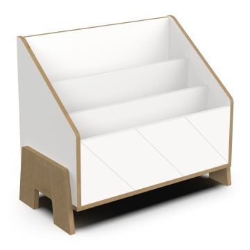 Boekenrek Albizia | 68,6 x 36 x 57,3 cm | Wit