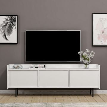 tv-meubel Woody Fashion | 184 x 37 x 63 cm | Wit