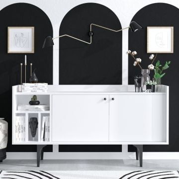 Console Emerald - 100% Melamine gecoat - Wit
