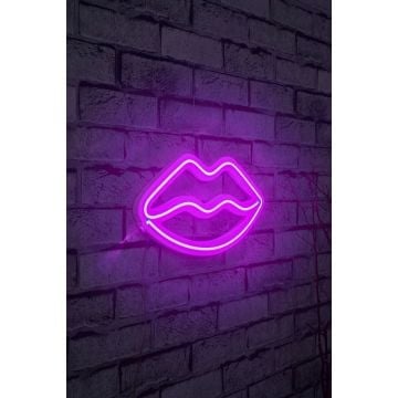 Neonverlichting lippen - Wallity reeks - Roze