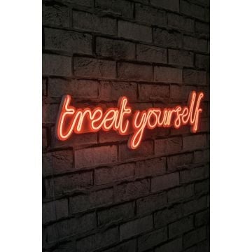 Neonverlichting Treat Yourself - Wallity reeks - Oranje