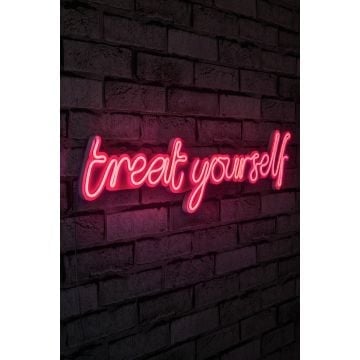 Neonverlichting Treat Yourself - Wallity reeks - Rood